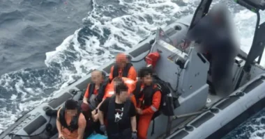 The EU's Red Sea naval mission said the Sounion's crew were rescued by one of its ships