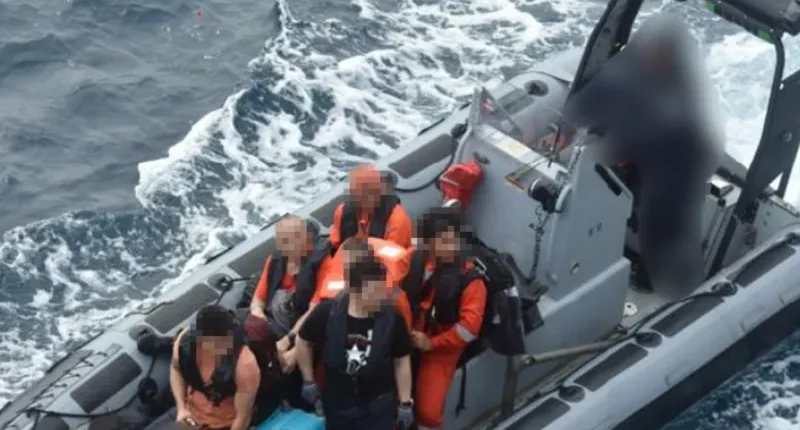 The EU's Red Sea naval mission said the Sounion's crew were rescued by one of its ships