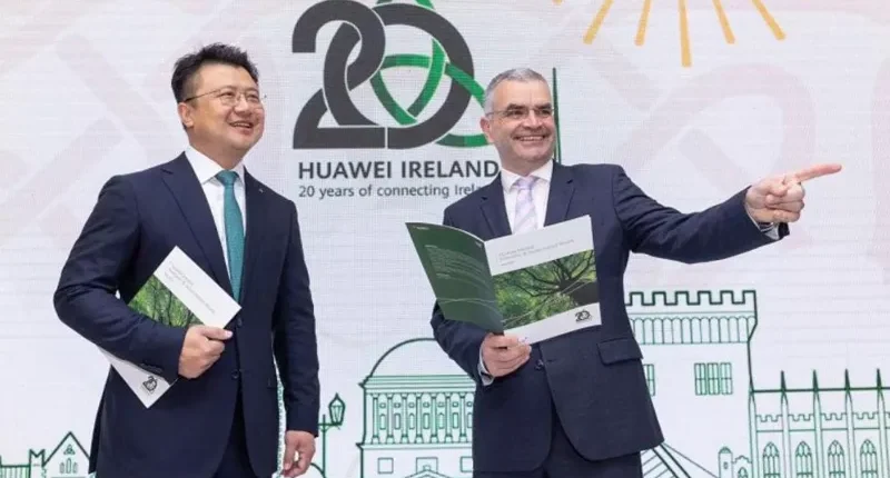 Back in May, Irish Minister Dara Calleary helped Huawei celebrate 20 years of doing business in the countr