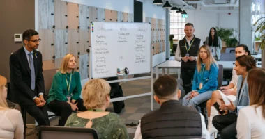 Sundar Pichai meeting with Ukrainian startups