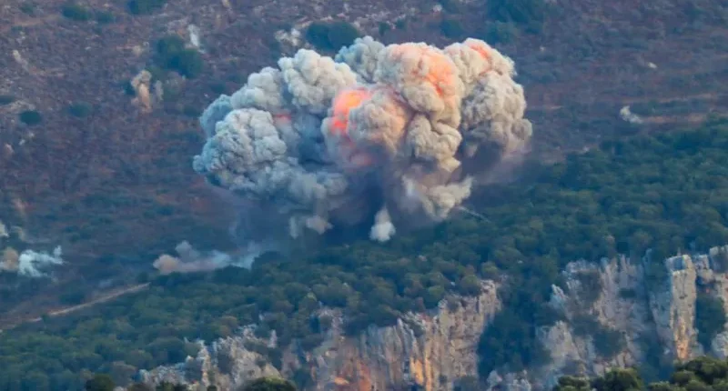 Israel has launched more than 1,000 air strikes on Lebanon over the past two days