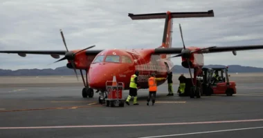 Currently only small planes can take off and land at Nuuk Airport