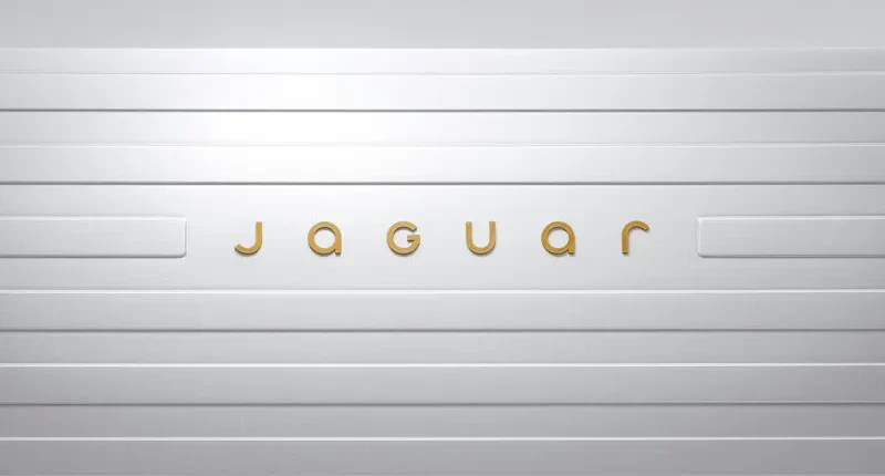 The new bespoke logo, written as JaGUar, has "seamlessly blended upper and lower case characters in visual harmony", the company said
