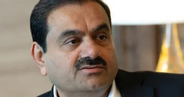 Mr Adani's sprawling $169bn empire spans ports and renewable energy