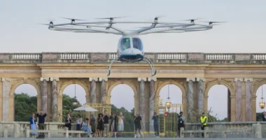 The VoloCity made demonstration flights in Paris over the summer
