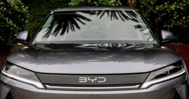 The BYD Yuan Pro electric vehicle