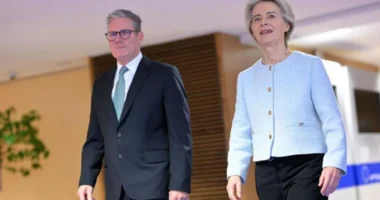The UK government has been involved in a lot of shuttle diplomacy with the EU since Labour won the UK election