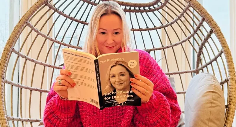 A friend got Zoe her AI-created book as a Christmas present