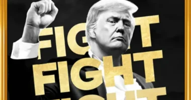 An image for the Trump coin on its website