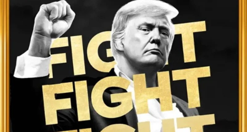 An image for the Trump coin on its website