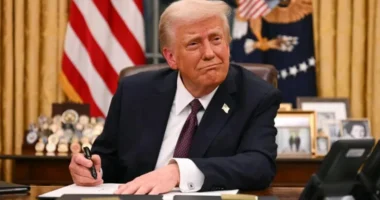 The order was among a slew of directives Trump signed on Monday evening