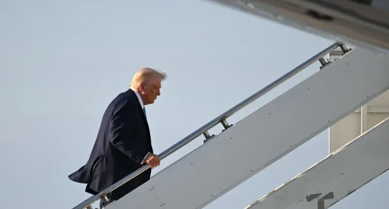 Trump says British Prime Minister has been 'very nice' and accuses the EU of taking advantage of the US