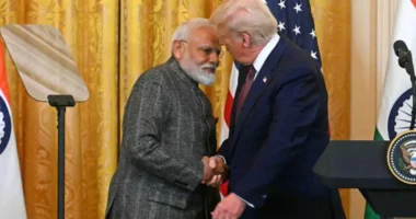Prime Minister Narendra Modi (left) had a warm meeting with President Donald Trump in Washington in February