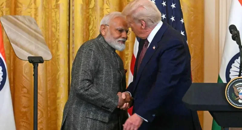 Prime Minister Narendra Modi (left) had a warm meeting with President Donald Trump in Washington in February