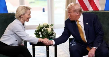 Trump backs down from 250% EU pharma tariff in deal